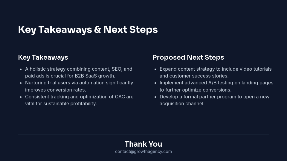 B2B SaaS Growth Case Study for Agencies